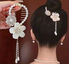 glimm Tulip Flower Shaped for juda ponytale Hair Claw Korean Style Feminine Minimal Hair Claw set of 1