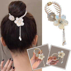 glimm Tulip Flower Shaped for juda ponytale Hair Claw Korean Style Feminine Minimal Hair Claw set of 1