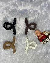 glimm Matte Finish Korean Claw Clips – Set of 4 Large Stylish Hair Accessories for Women