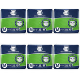 KareIn Classic Adult Diaper Pants, Medium 75-100 Cm (30"- 40"), 60 Count, Unisex, Leakproof, Elastic Waist, Wetness Indicator, Pack of 6