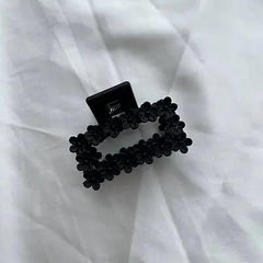 glimm Matte Finish Korean Combo Claw Clips – Pack of 4 Large Stylish Hair Accessories for Women