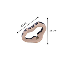 glimm Dual-Color Fancy Small Clutchers & Claw Clips Combo for Women - Stylish Hair Accessories in Random Colors pack of 5