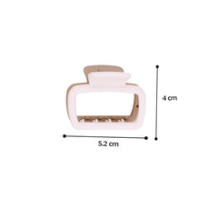 Glimm 4-Pack Unique Dual-Color Claw Clips for Girls & Women – Small Hair Clutchers in Random Colors
