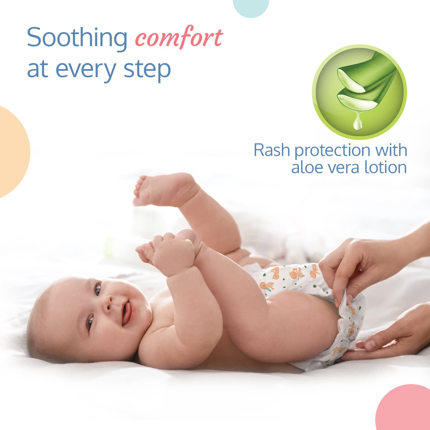 LuvLap Diaper Pants Small (SM) 4 to 8Kg, Super Jumbo Pack (78 Count x 2 = 156 Count), Baby Diaper Pants, with Aloe Vera Lotion for rash protection, with upto 12 Hour protection