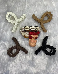 glimm Matte Finish Korean Claw Clips – Set of 4 Large Stylish Hair Accessories for Women