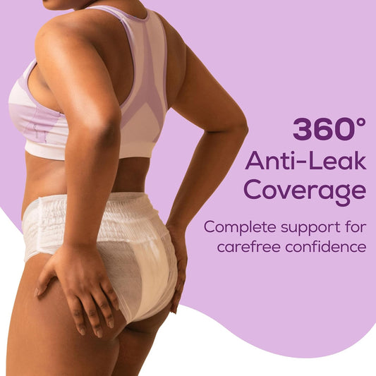 EverEve Ultra Absorbent, Heavy Flow Disposable Period Panties for Sanitary Protection, S-M (10 Pcs)